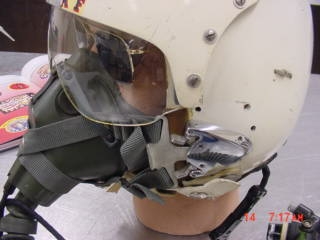 MEDIUM für Pilotenhelm HGU-2A/P mit Doppelvisier Goldvisier 